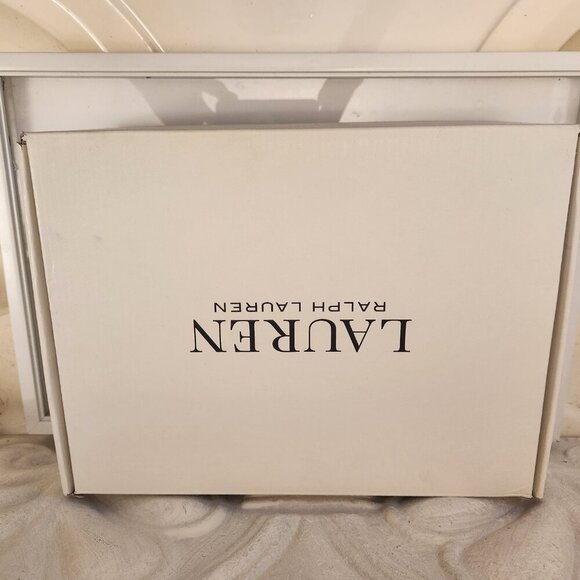 Ralph Lauren " Gwen" Metallic Nappa Leather Gold Heeled Sandals. NIB. Size 11 - Picture 12 of 13